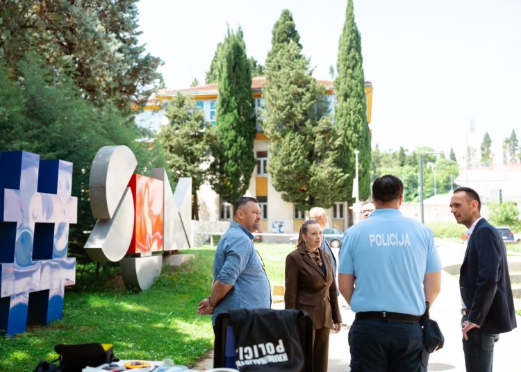 Policijski službenici MUP-a ŽZH sudjelovali na simulaciji forenzičkog očevida
