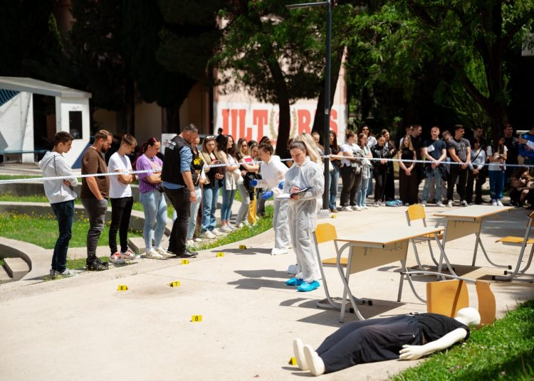 Policijski službenici MUP-a ŽZH sudjelovali na simulaciji forenzičkog očevida
