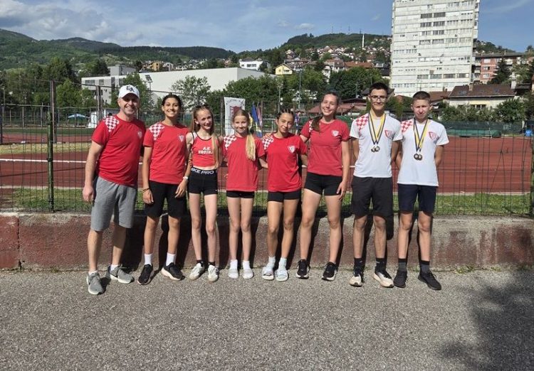 Mladi atletičari iz Čitluka osvojili pet medalja na Državnom prvenstvu BiH