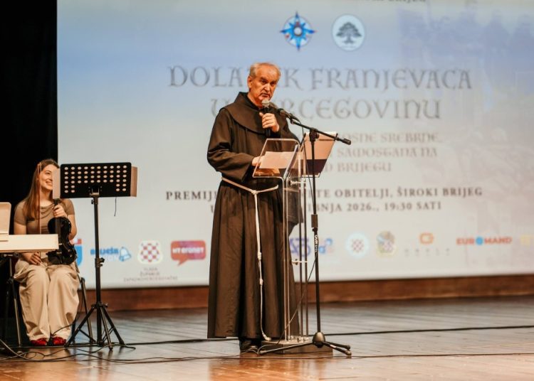 Premijerno prikazan film o dolasku franjevaca u Hercegovinu i gradnji samostana na Širokom Brijegu