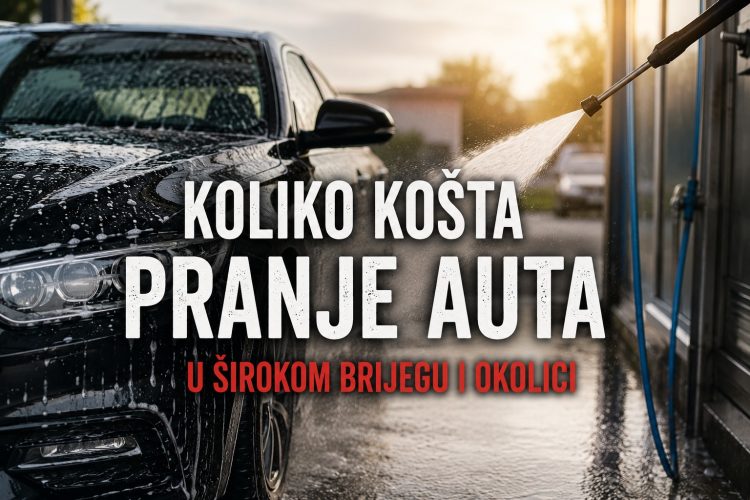 Istražili smo koliko košta pranje, poliranje i dubinsko čišćenje automobila u Širokom Brijegu