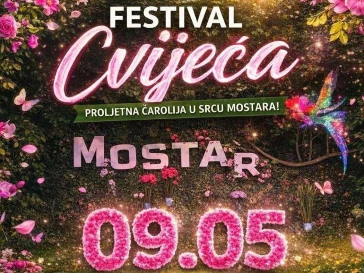 Mostar u subotu domaćin festivala cvijeća “Svilene Latice 2026.”