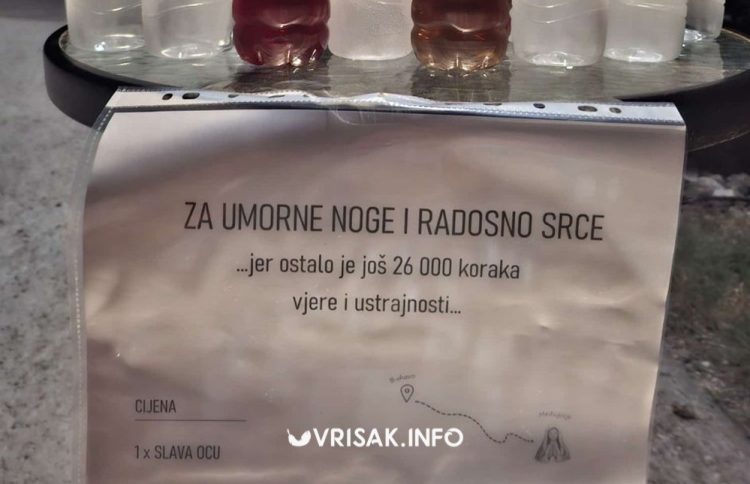 Široki Brijeg: „Cijena: 1 x Slava Ocu“ – plemenita gesta domaćina iz Buhova oduševila hodočasnike
