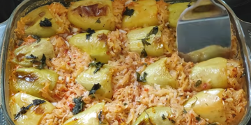 Punjene paprike s krumpirom iz pećnice