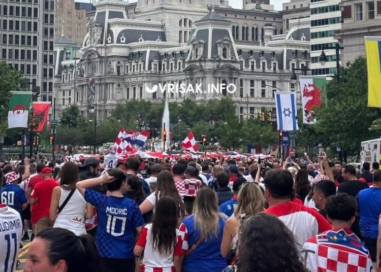 (VIDEO) “Izađi mala” odjekivala Philadelphijom: Navijači iz Hercegovine oduševili američke mladence