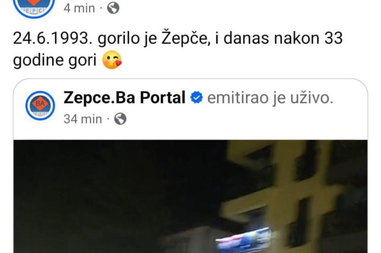 Sporna objava lokalnog portala izazvala osude: Povezali slavlje nakon pobjede BiH i ratne događaje