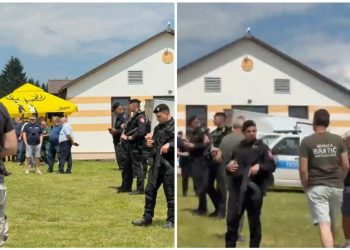 (VIDEO) Samo u BiH: “30 specijalaca s dugim cijevima čuvalo ministra dok je jeo rebarca”
