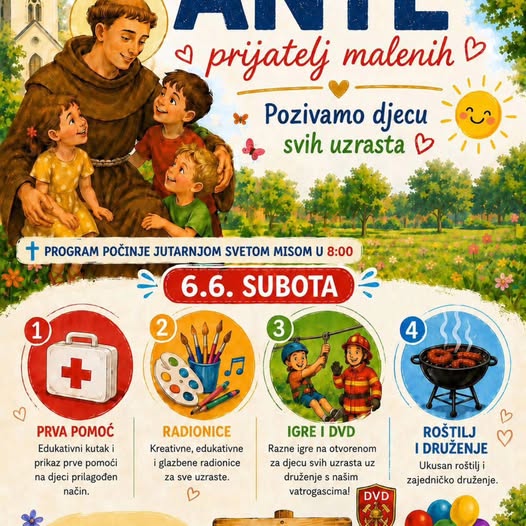 Uzarići: Bogat program povodom blagdana svetog Ante okuplja sve generacije Uzarići: Bogat program povodom blagdana svetog Ante okuplja sve generacije