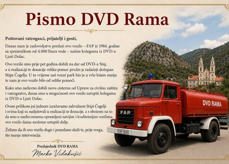 DVD Ljuti Dolac nabavio dva nova vozila i nastavlja jačati vatrogasne kapacitete