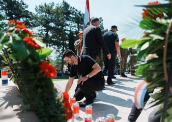 Načelnik Posušja Ante Begić na obilježavanju 35. obljetnice 3. imotske bojne 4. brigade HV