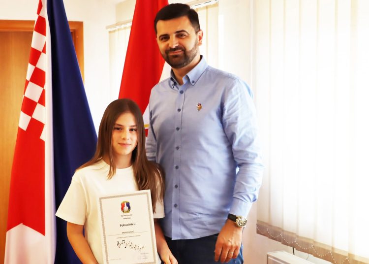 Posuški mladi glazbenici na prijemu kod načelnika: Uručene pohvalnice