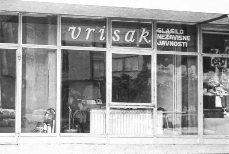 Široki Brijeg 1991.: Redakcija „Vriska” u novom domu