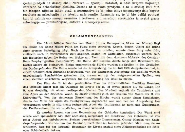 Iz prošlosti Širokog Brijega: Dokumenti o bazilici u Mokrom
