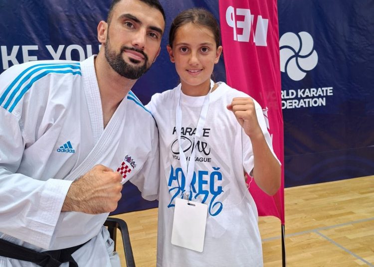 Širokobriježanka Iva Kožul na Svjetskom karate kupu za mlade u Poreču