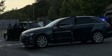 Prometna nesreća kod Hotela Otok u Grudama