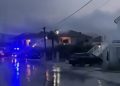 (VIDEO) Grom udario u obiteljsku kuću u Metkoviću i izazvao požar
