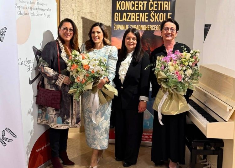 U Širokom Brijegu održan „Koncert četiri glazbene škole ŽZH