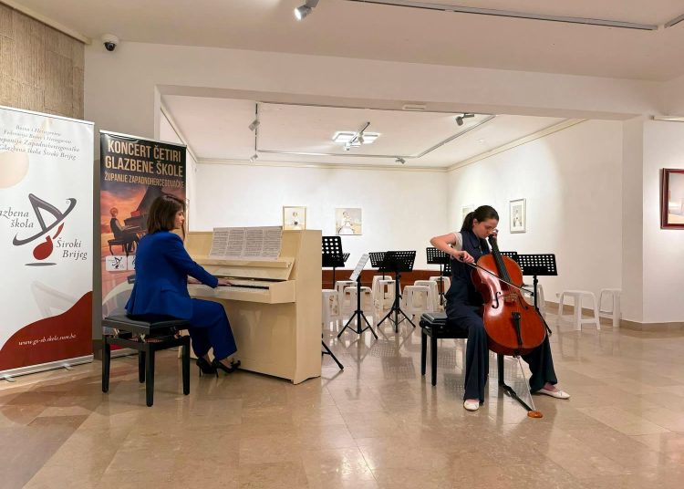 U Širokom Brijegu održan „Koncert četiri glazbene škole ŽZH