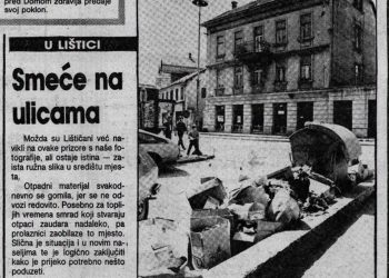 Iz prošlosti Širokog Brijega: Problemi s otpadom na ulicama grada 1990.