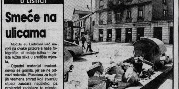 Iz prošlosti Širokog Brijega: Problemi s otpadom na ulicama grada 1990.