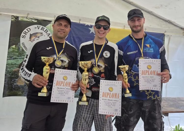 Nikola Franjo Zovko ponovno prvak Bosne i Hercegovine u spin ribolovu, Ante Brekalo među deset