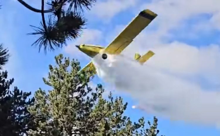 Ponovno aktiviran požar na Blidinju, u gašenju sudjelovao i Air Tractor