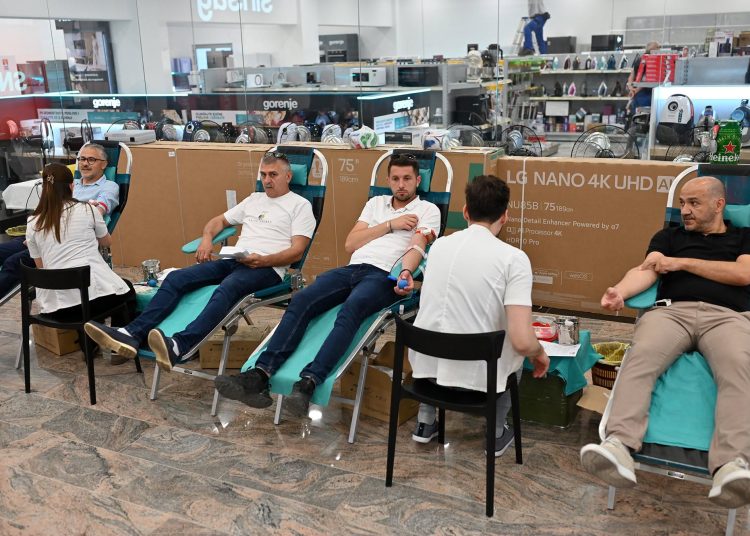 Široki Brijeg: U prvoj akciji darivanja krvi u SMT Mepasu prikupljene 32 doze krvi
