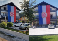 Navijačka euforija zahvatila Hrvate u BiH: Na kući osvanula najveća hrvatska zastava ove godine
