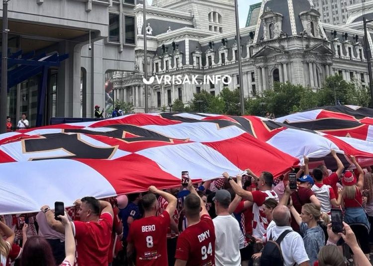 (VIDEO) “Izađi mala” odjekivala Philadelphijom: Navijači iz Hercegovine oduševili američke mladence