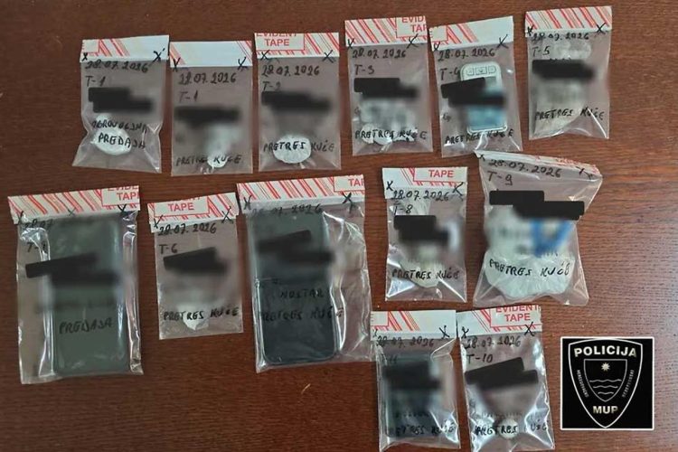 Mostar: Uhićen 31-godišnjak, zaplijenjeni kokain, heroin i digitalne vage
