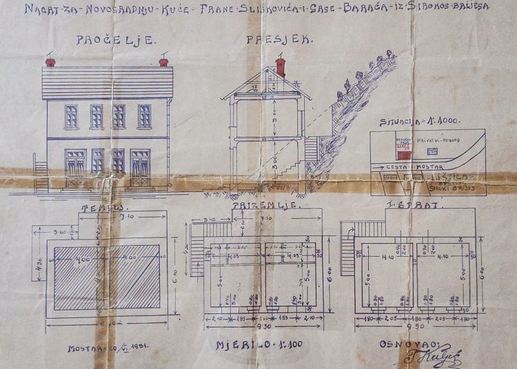 Nestao još jedan simbol starog Širokog Brijega: Kuća Sliškovića i Baraća iz 1930.