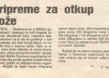 Iz prošlosti Širokog Brijega: Kako se u Lištici organizirao otkup kože