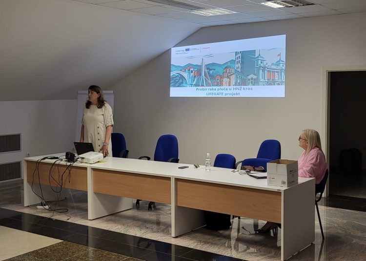 Liječnici primarne zdravstvene zaštite u HNŽ upoznati s novim modelom probira za rano otkrivanje raka pluća