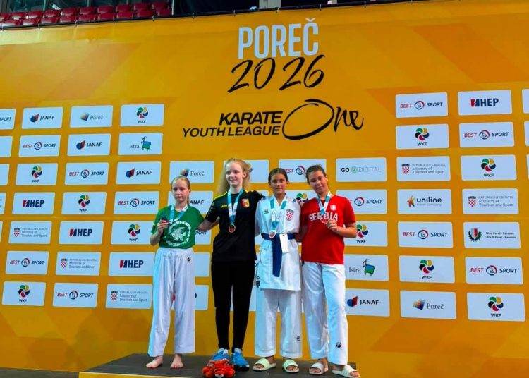 Mlada Širokobriježanka Iva Kožul osvojila broncu na prestižnom WKF Youth Cupu