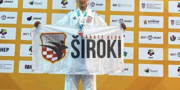 Mlada Širokobriježanka Iva Kožul osvojila broncu na prestižnom WKF Youth Cupu