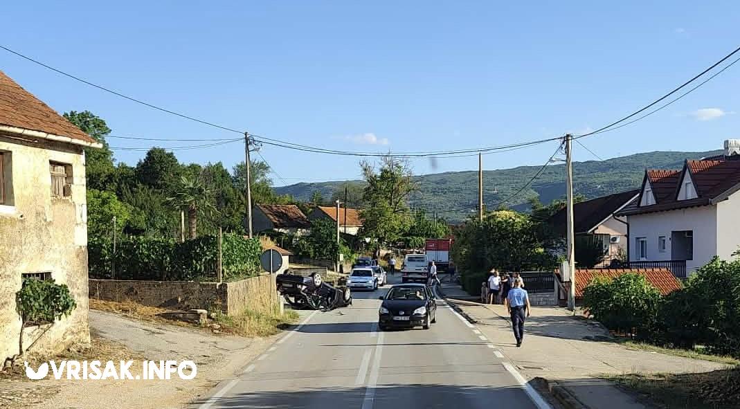 Nesreća na ulazu u Grude iz smjera Ljubuškog: Na terenu policija i Hitna pomoć