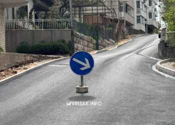 Široki Brijeg: Obavijest o zatvaranju Ulice kraljice Jelene („Krunina strana“)