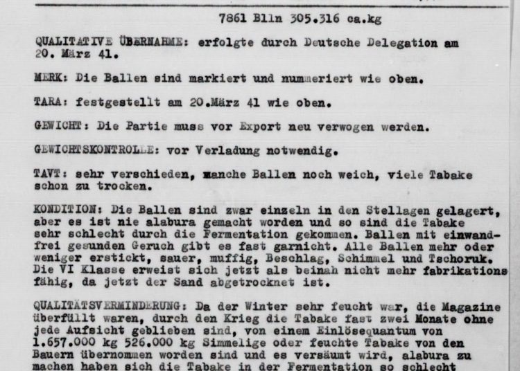 Njemačka inspekcija u Širokom Brijegu 1941.: Kako je propala berba duhana