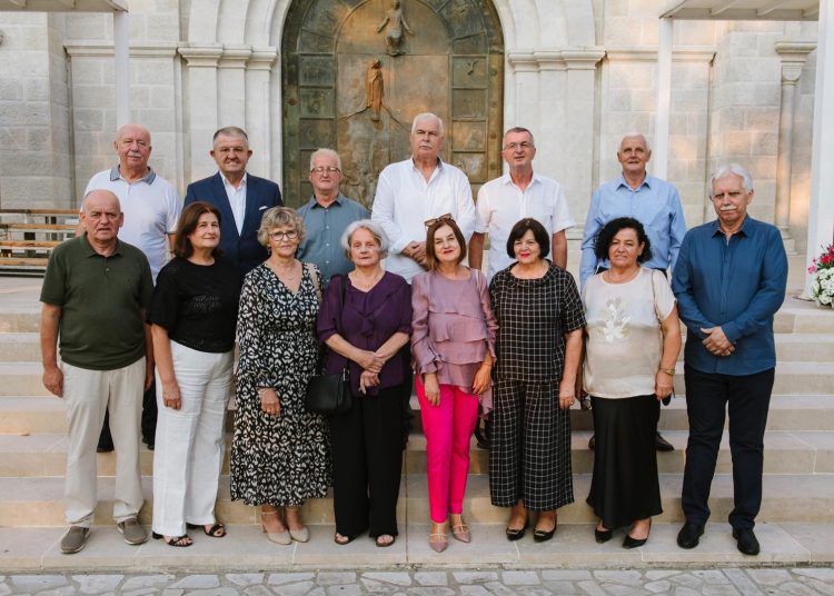 50. obljetnica mature bivših gimnazijalaca u Širokom Brijegu