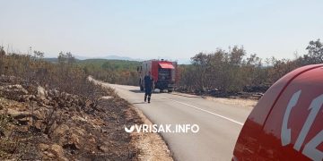 Požar u Buhovu i Hamzićima ponovno se bio aktivirao: Širokobriješki vatrogasci ga ugasili