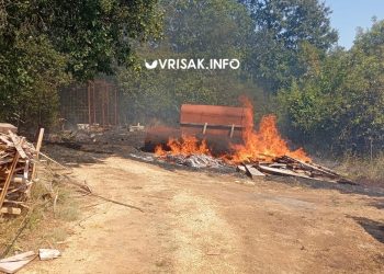 Požar u Širokom Brijegu: Vatra se približila objektima između Trna i Dobrkovića, vatrogasci na terenu