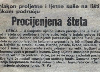 Povijesni zapis iz Širokog Brijega: Gotovo 150 dana suše ostavilo velike posljedice na poljoprivredu