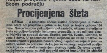 Povijesni zapis iz Širokog Brijega: Gotovo 150 dana suše ostavilo velike posljedice na poljoprivredu