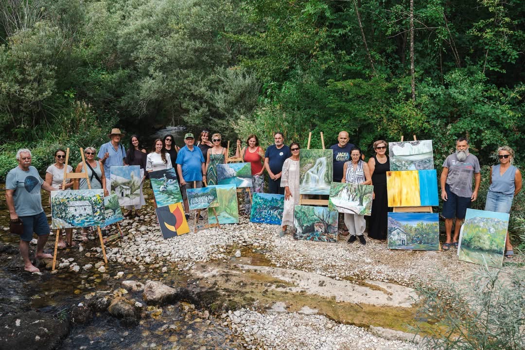 20 slikara stvaralo na vrelu Borak u sklopu Likovne kolonije Brijeg“