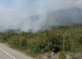 Požar između Širokog Brijega i Čitluka Cesta zatvorena, na terenu vatrogasci iz više postrojbi