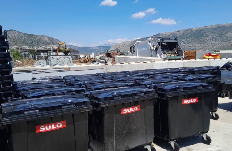 JP „Komunalno“ Mostar nabavilo 700 novih kontejnera za miješani komunalni otpad
