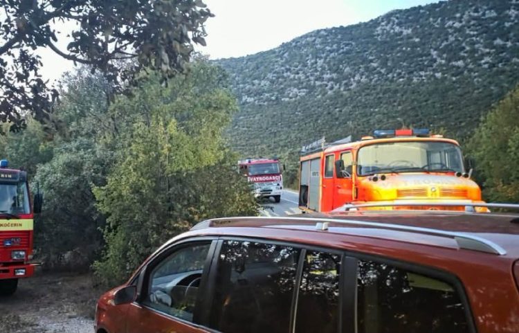 Niz požara u ŽZH, na području Gruda vatra prijetila stambenim objektima