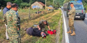 Pripadnici Oružanih snaga BiH pošli na zadatak pa pomogli ozlijeđenom u teškoj nesreći