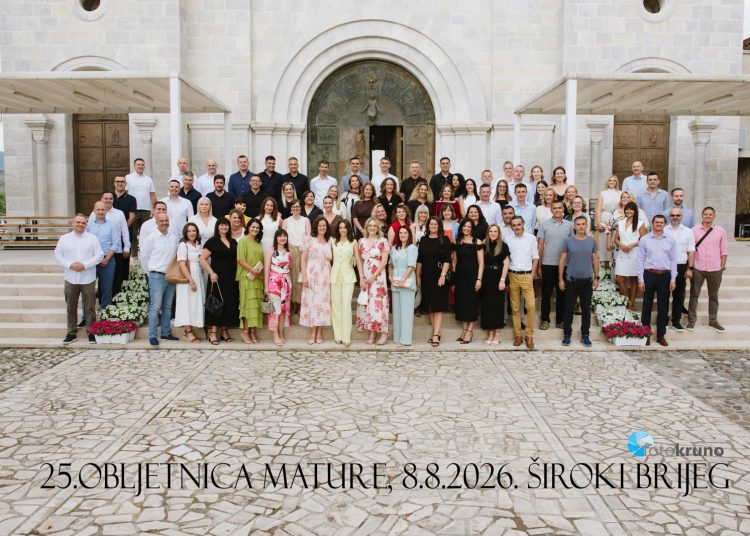 Široki Brijeg: Bivši gimnazijalci proslavili 25 godina mature