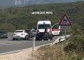 Teža prometna nezgoda u Privalju kod Širokog Brijega, na terenu policija i hitna pomoć